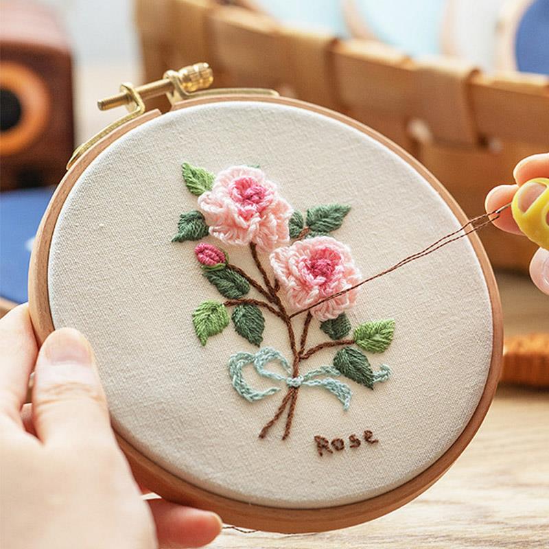 Embroidery Hoop Stand - Yüksek Kaliteli Kayın Ahşap Nakış Çemberler