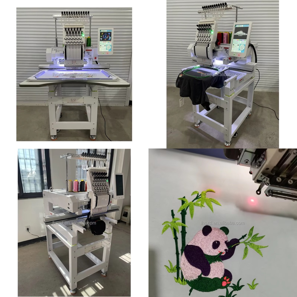 Embroidery Machines - Tek Kafa 12 15 Bilgisayarlı Nakış