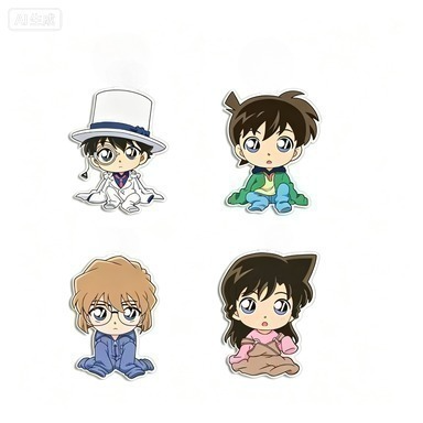 Embroidery Reddit - Dedektif Conan anime rozeti, Shinichi ve