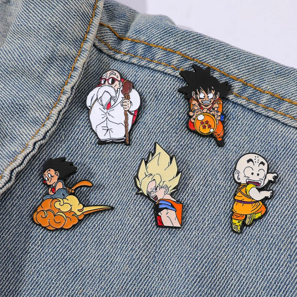 Embroidery Reddit - 5 Adet Klasik Popüler Anime Broş