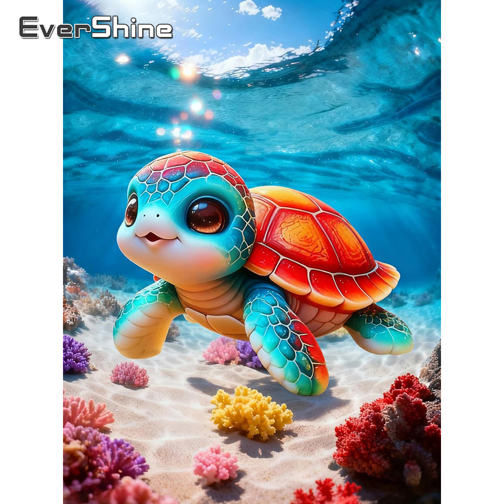 Embroidery Unique Design - Evershine Sayılı Çapraz Dikiş Hayvan Baskılı