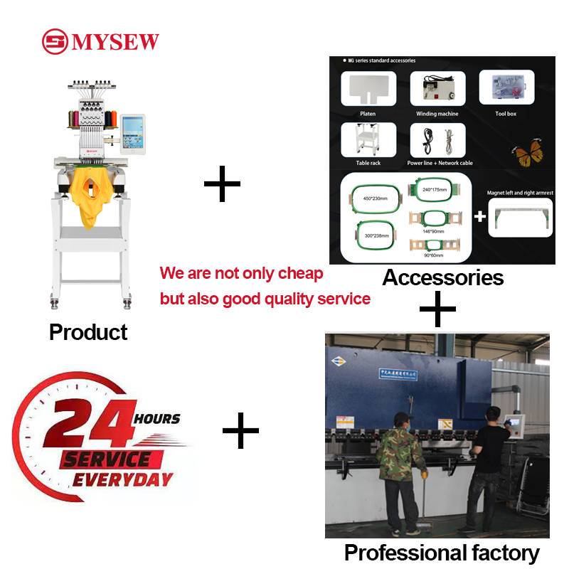 MYSEW MFS800 Tek Kafa 9 İğneli - Embroidery Machines incelemesi ve fiyatı