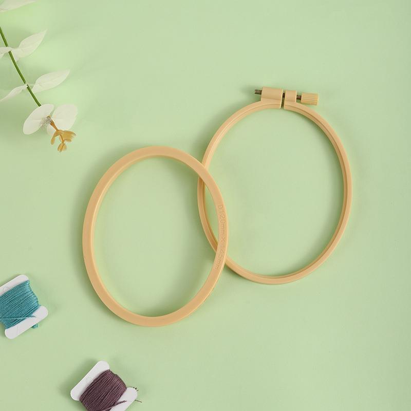 Taklit bambu plastik Oval ahşa - Embroidery Hoop Stand incelemesi ve fiyatı