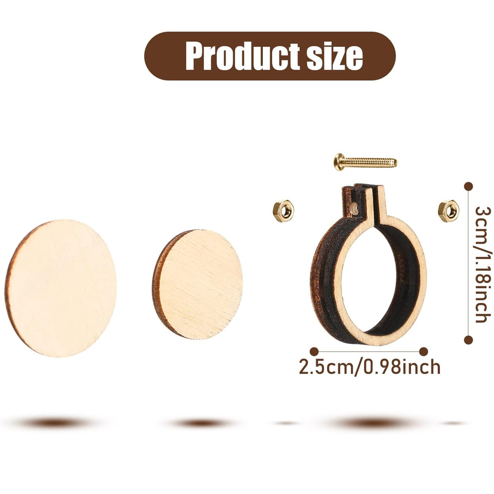10 adet/takım Ahşap Mini Nakış - Embroidery Hoop Stand incelemesi ve fiyatı