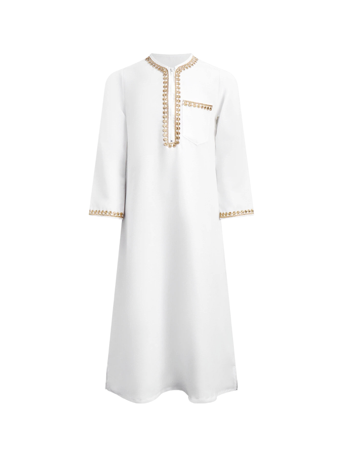 Erkek Çocuk Arap Thobe Beyaz A - Embroidery Gold incelemesi ve fiyatı