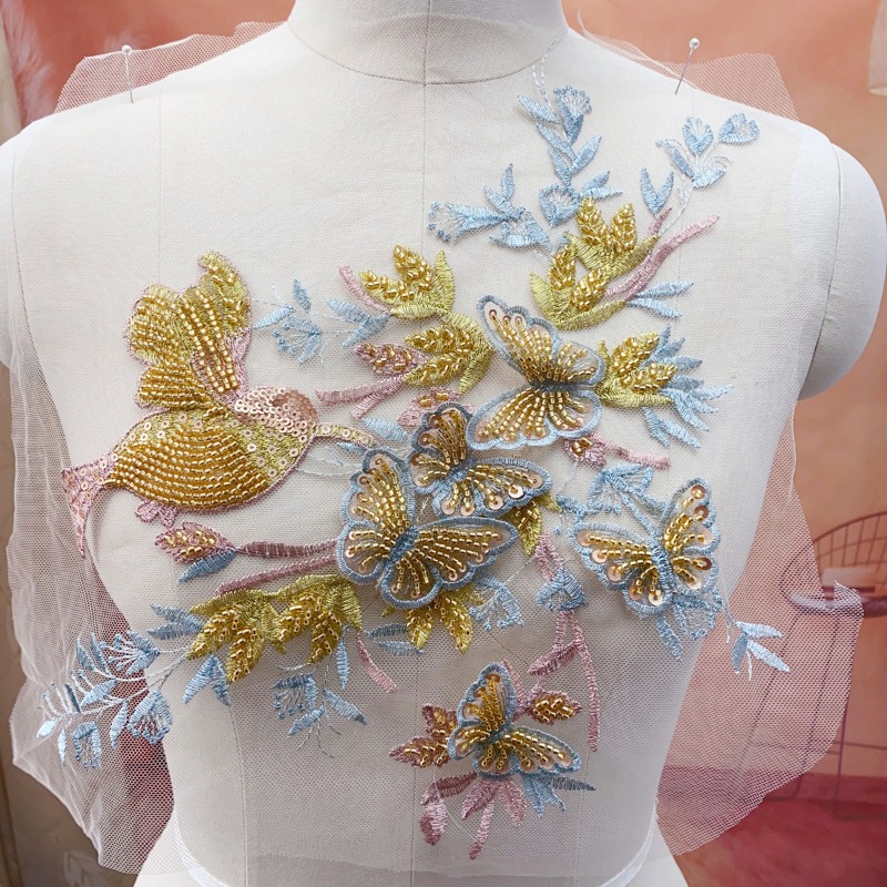 Zarif Altın Pembe Metal Mavi B - Embroidery Gold incelemesi ve fiyatı