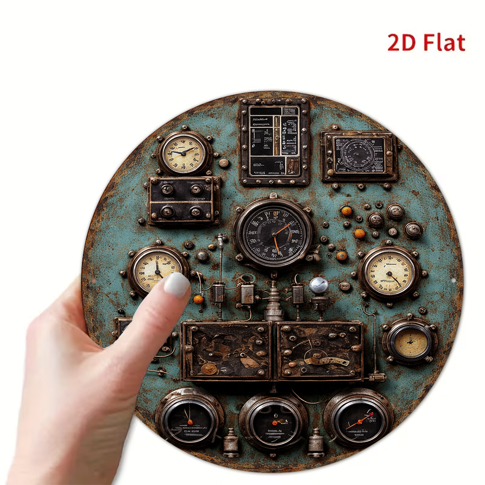 2D Düz Retro Kontrol Paneli Yu - Embroidery Wall Art incelemesi ve fiyatı