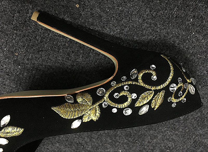 Bling Rhinestone Altın Gümüş Ç - Embroidery Gold incelemesi ve fiyatı