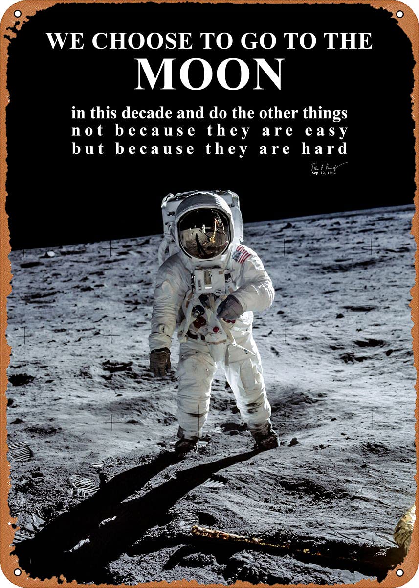 Apollo 11 Ay'a İniş JFK Metal  - Embroidery Wall Art incelemesi ve fiyatı