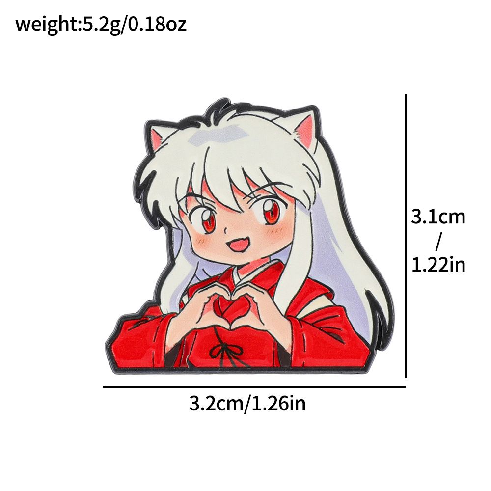 1-5 adet Inuyasha Alaşım Rozet - Embroidery Reddit incelemesi ve fiyatı