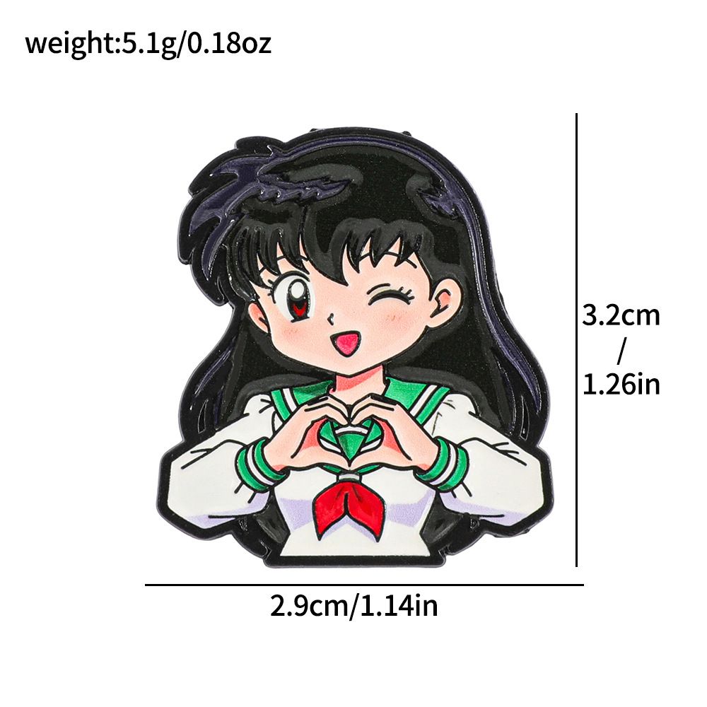 1-5 adet Inuyasha Alaşım Rozet - Embroidery Reddit incelemesi ve fiyatı
